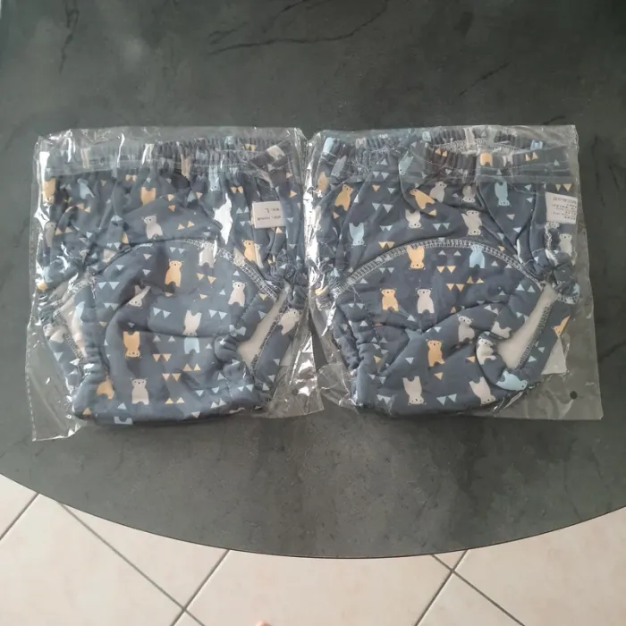 Lot 2 culottes d' apprentissage
propreté enfant/ bébé
garcon 3/4 ans 110cm L-culottes de
mômes