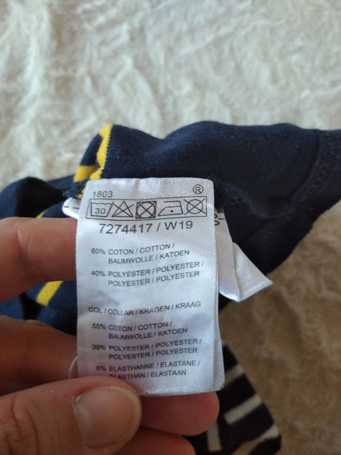 Tee shirt chemise manches longues Garçon 6 mois Slow School bus école - photo numéro 9