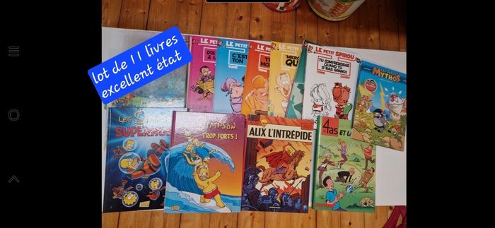 Lot de 11 livres / BD
