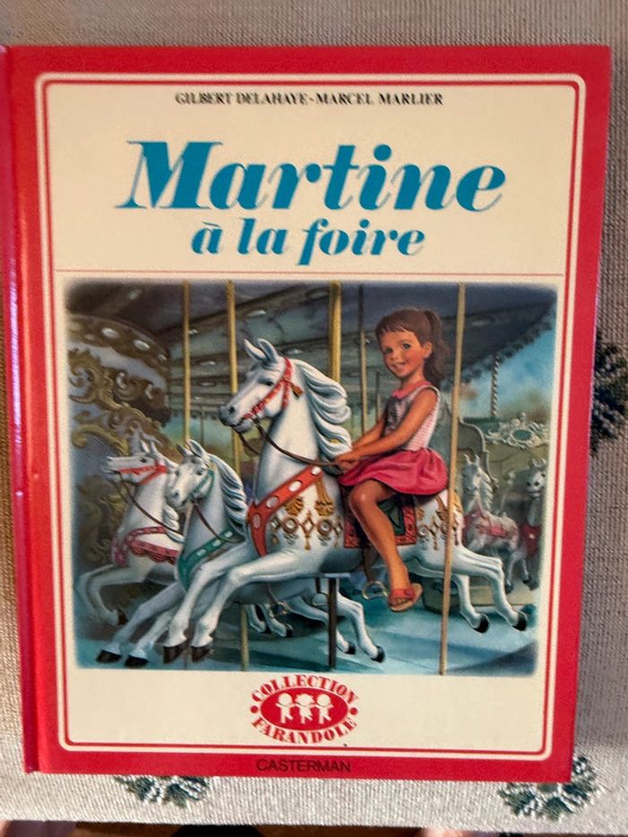 Livre ancien vintage Martine à la foire Gilbert Delahaye Collection Farandole Casterman