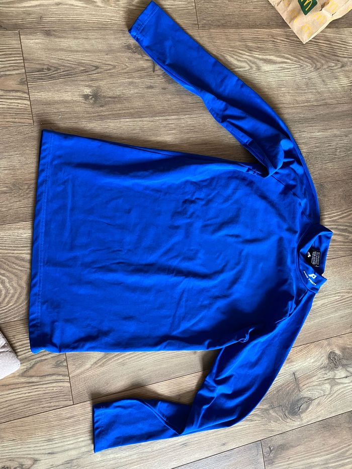 Maillot manches longues homme TL coloris bleu, pour courir, marque PRO TOUCH
