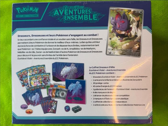 Coffret Dresseur D'eilte ETB Pokémon Aventures Ensemble EV09 Neuf et Scellé - photo numéro 3