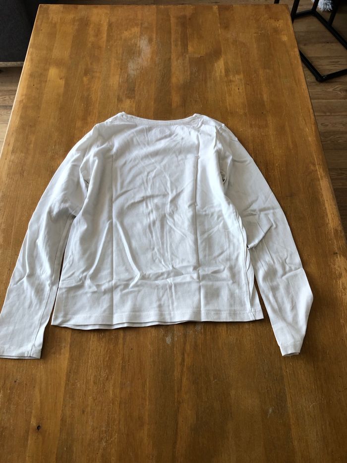 Tee Shirt manche longue blanc - photo numéro 4