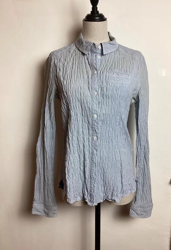 Chemise bleue et blanche Bonobo 40
