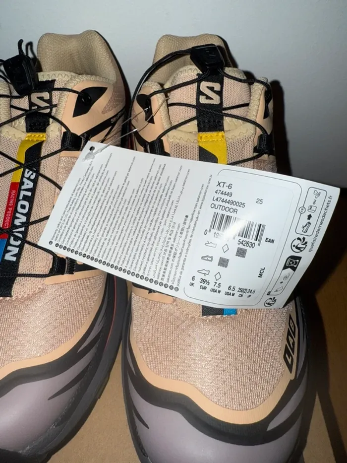 Salomon XT-6 Hazelnut Quail Living Corail - photo numéro 13