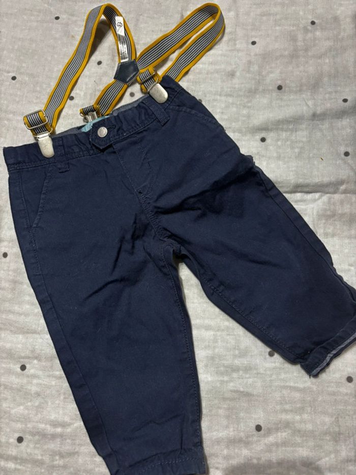 Pantalon avec bretelle