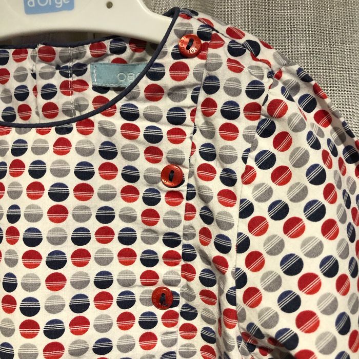 Tunique blouse 12 mois Obaibi état neuf