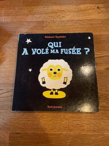 Livre cartonné Qui a volé ma fusée ? Avec des volets à soulève