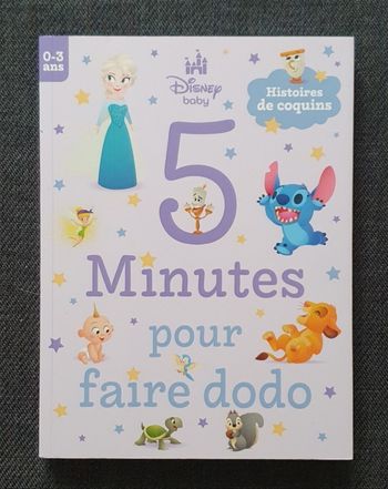 Grand Album illustré "5 Minutes pour faire Dodo - Histoires de Coquins" (Dès 18 mois) / Disney