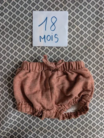 Short bébé fille 18 mois