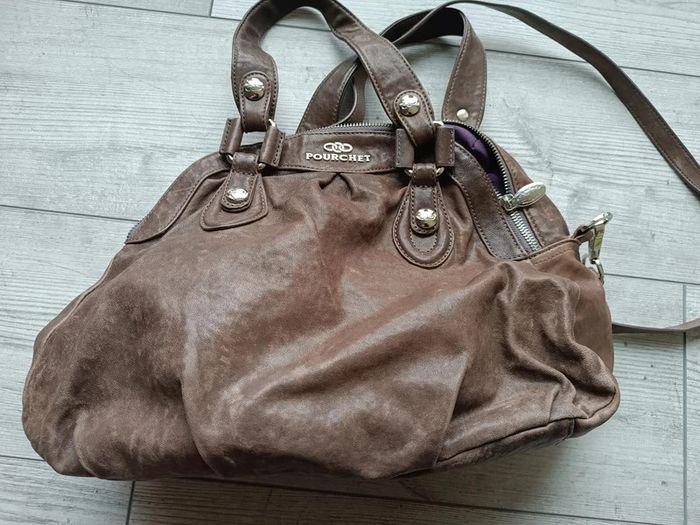 Sac en cuir Pourchet