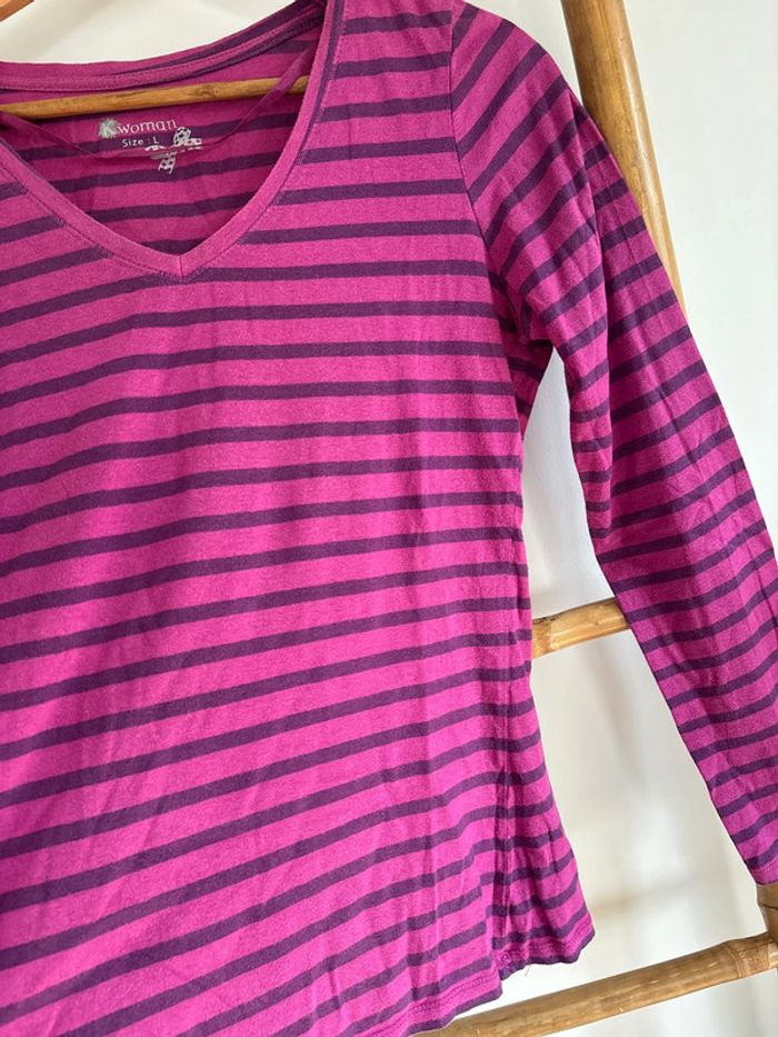 Sous pull rose et violet - photo numéro 4