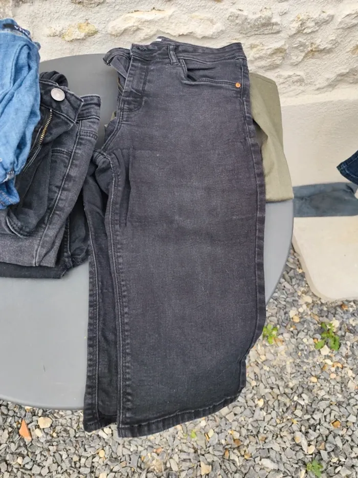 Lot jeans slim et skinny + 2 shorts femme - photo numéro 6