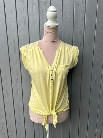Haut sans manches été jaune clair bonobo 36/S