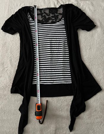 Haut manches courtes avec gilet attaché - MIM - M