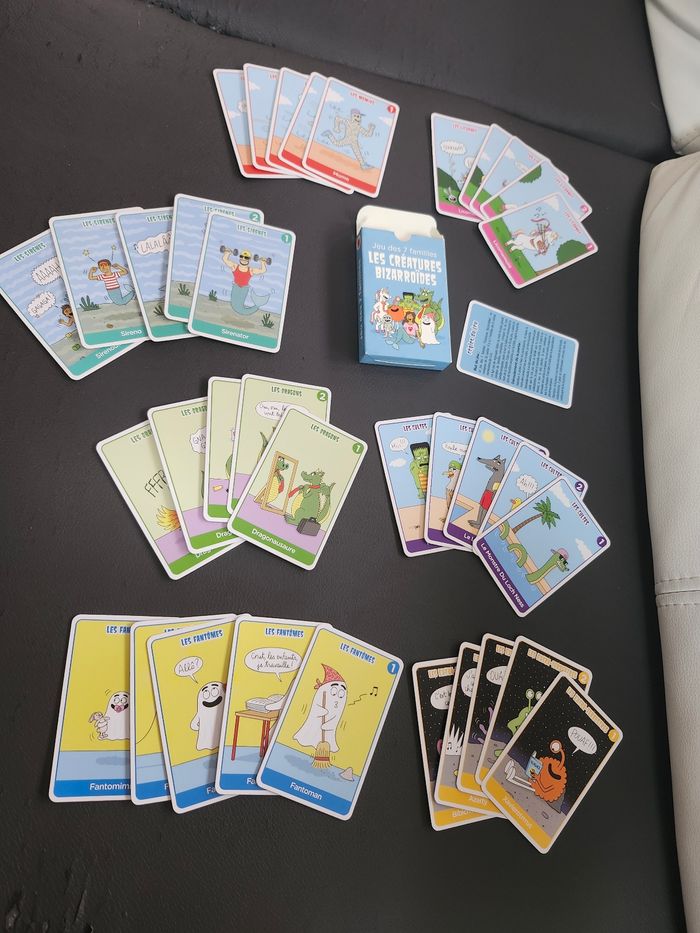 Jeu 7 familles enfant créatures bizarroides mcdo - photo numéro 3