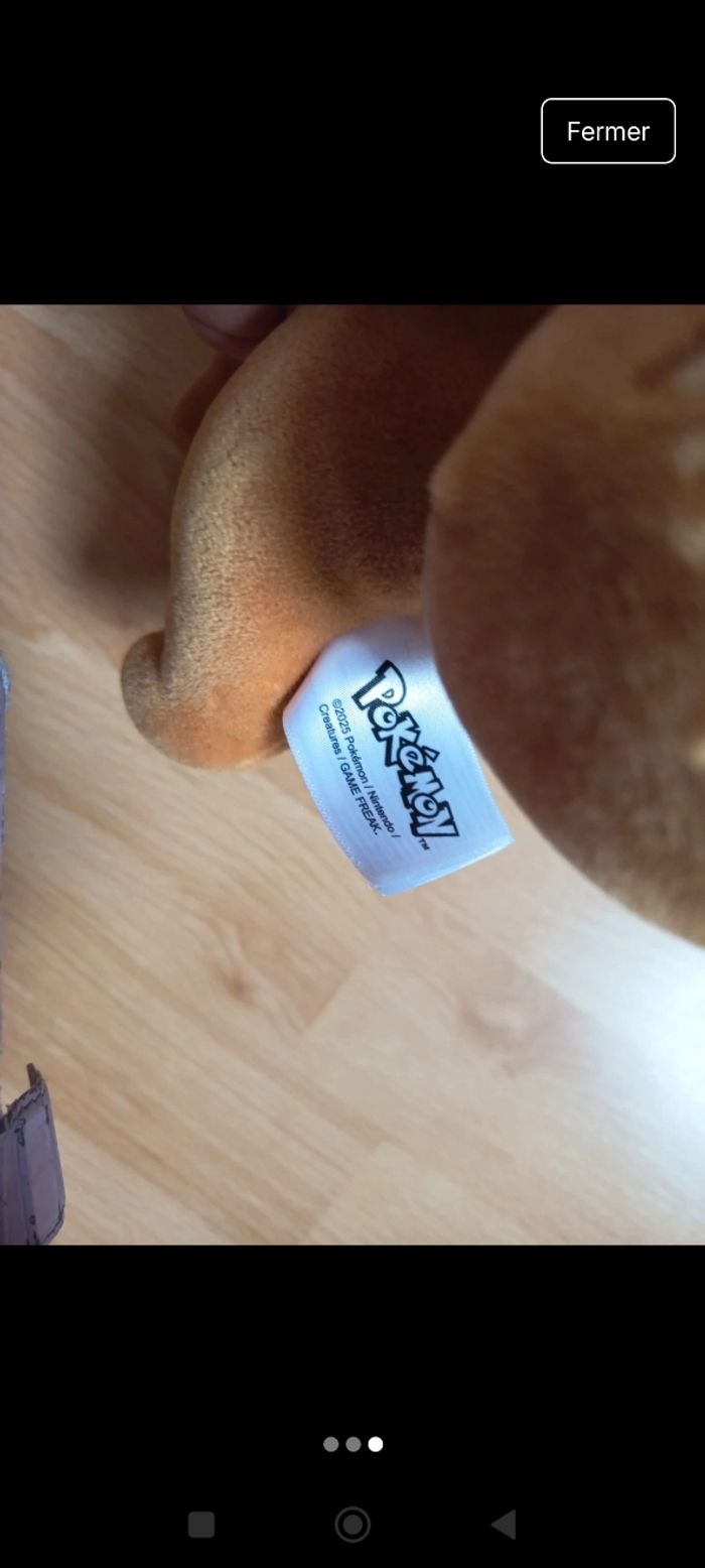 Peluche Evoli Pokémon - photo numéro 3