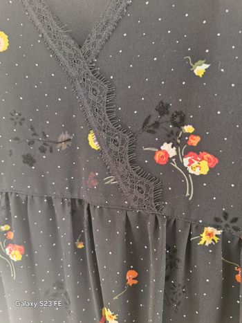 Robe voile imprimé en voile
