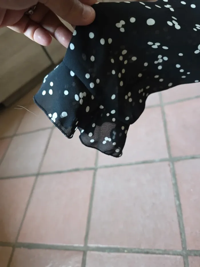 Chemise cœur croisé lacet qui passe par l'intérieur et qui se nouer au dos - photo numéro 3