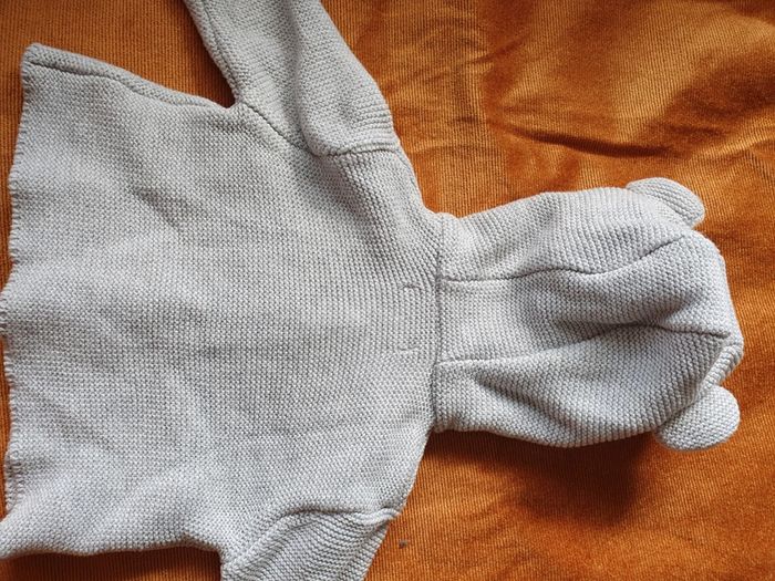 Veste à capuche vert baudet 1 mois - photo numéro 2