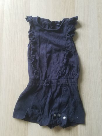 Combinaison short fille 12 mois