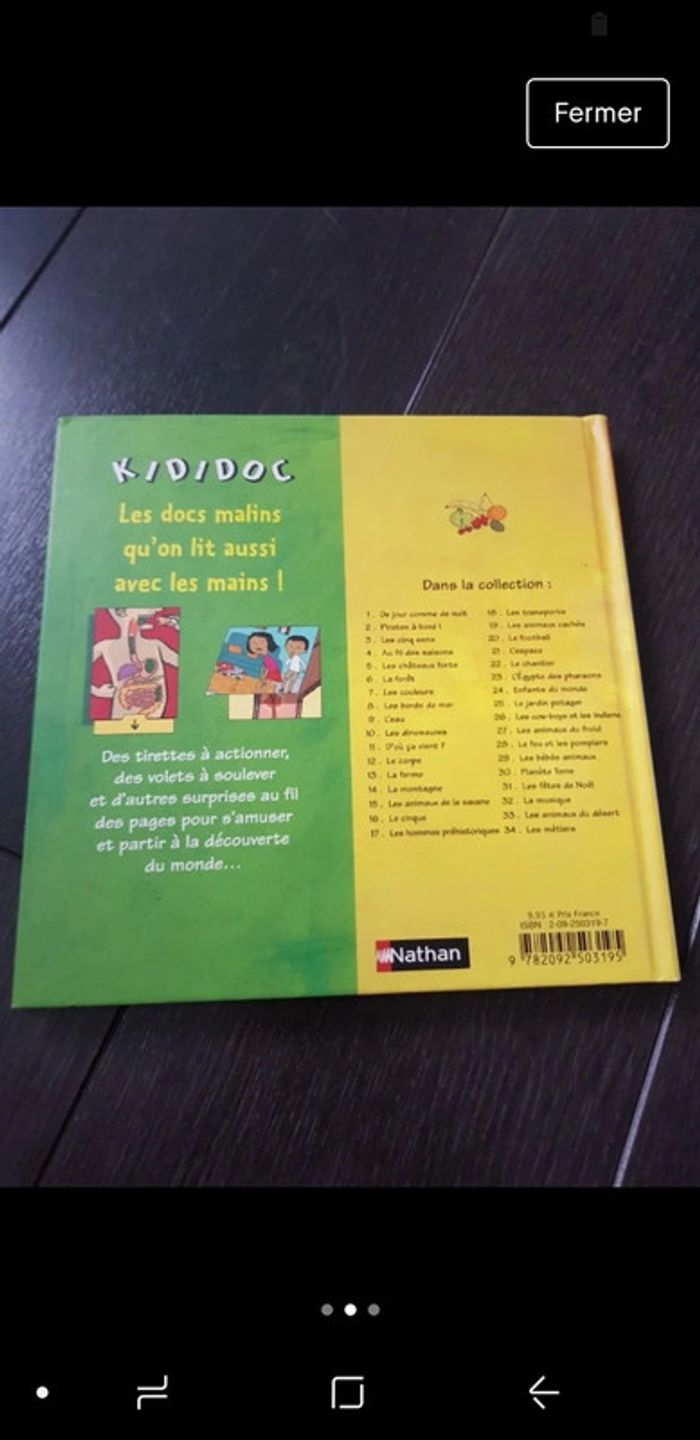Livre Kididoc Le Corps - photo numéro 3