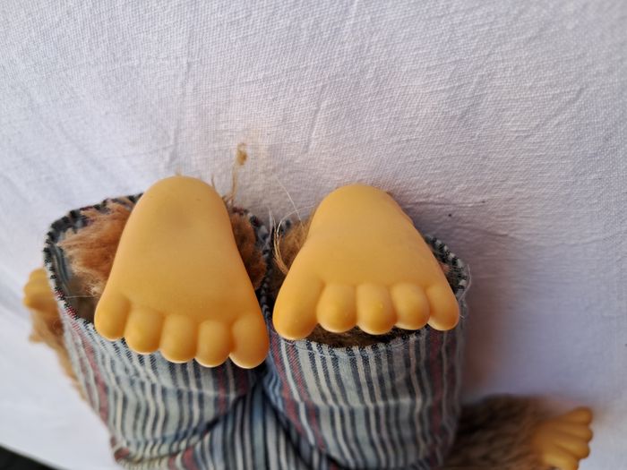 Kiki monchhichi ours en peluche 26 cm wuschel vintage ancien - photo numéro 6