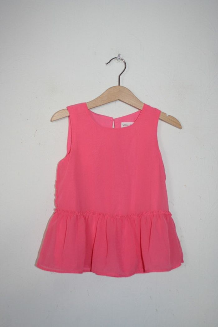 Blouse sans manche rose Lefties 5-6 ans