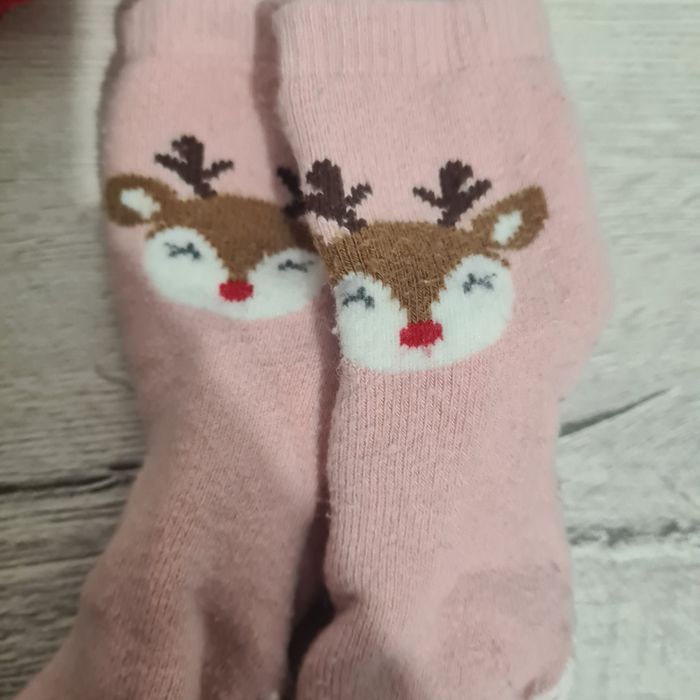 Lot de 3 paires de chaussettes antidérapantes 9-12 mois Noël - photo numéro 3