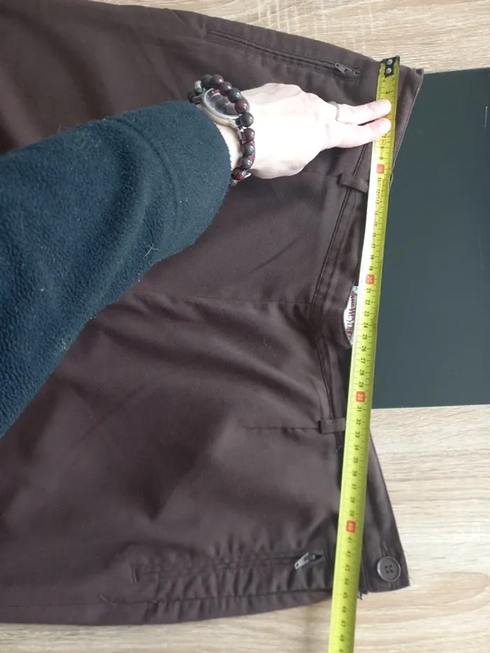 Pantalon marron femme T46 - photo numéro 6