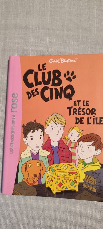Livre le club des cinq et le trésor de l'ile