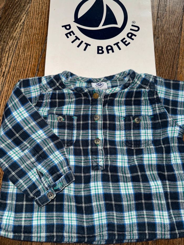 Blouse petit bateau 12 mois - photo numéro 2