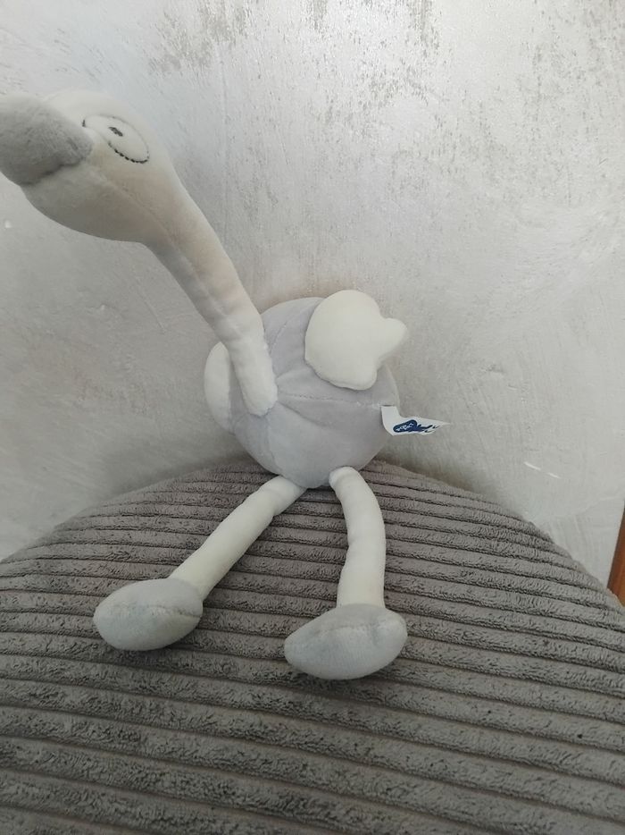 Peluche doudou cigogne - photo numéro 2