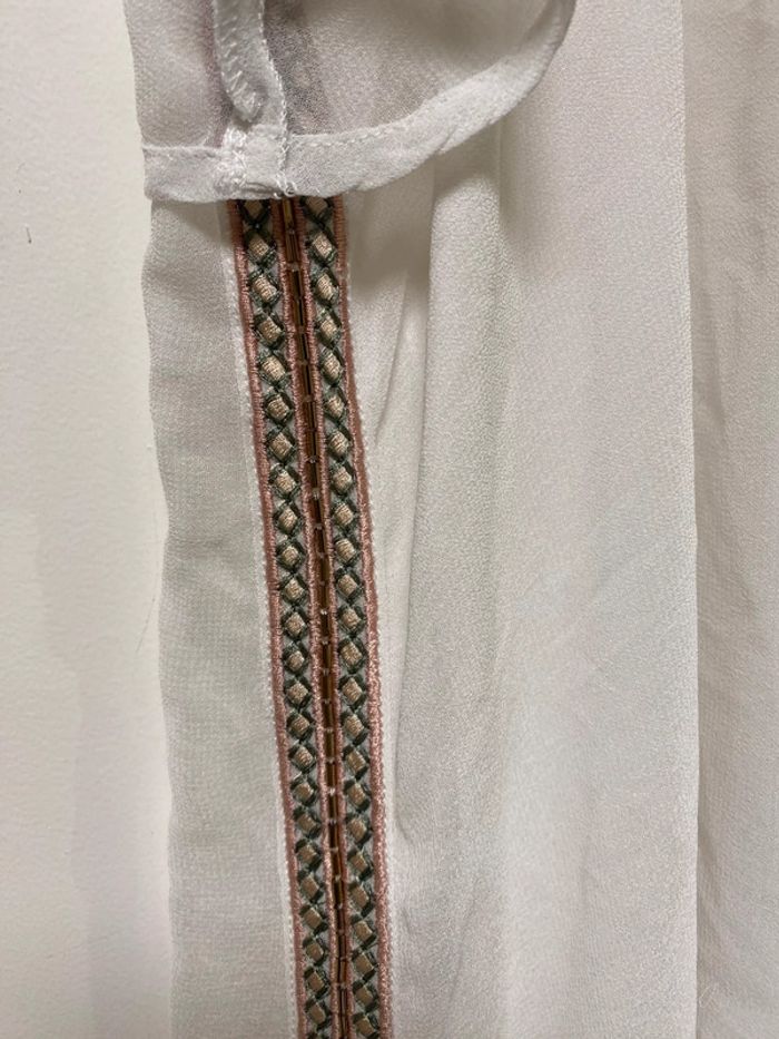 Joli haut blanc avec doublure Yessica taille 54 - photo numéro 4