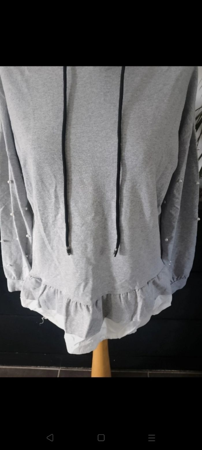 Pull avec capuche neuf Made In Italy - photo numéro 3