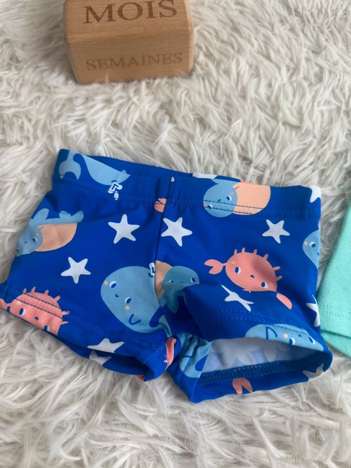 Lot short et bain et short tex taille 3 mois - photo numéro 2