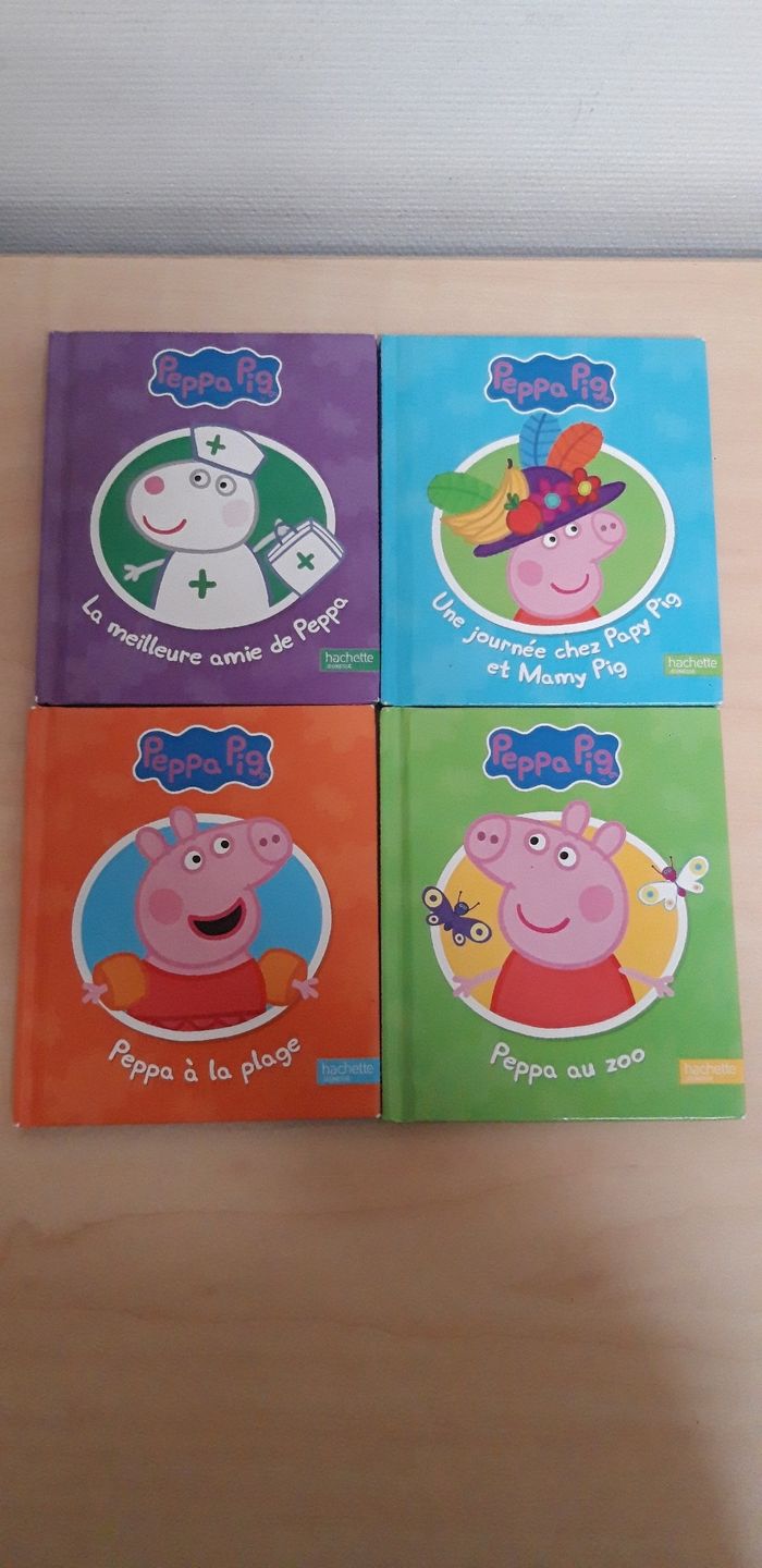 Lot 4 livres Peppa Pig