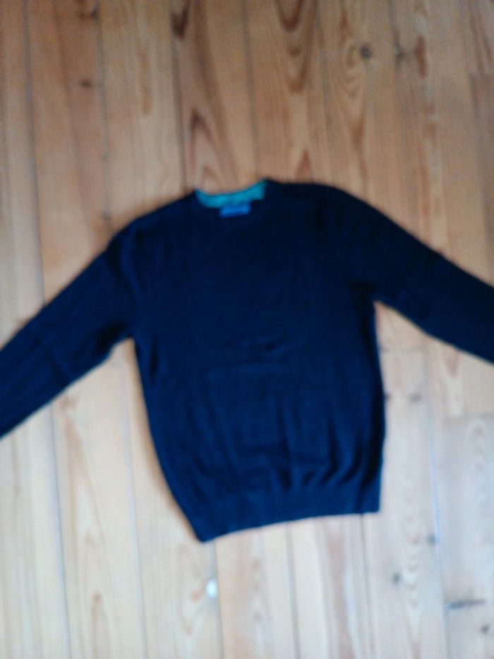 Magnifique pull jules bleu nuit taille M comme neuf