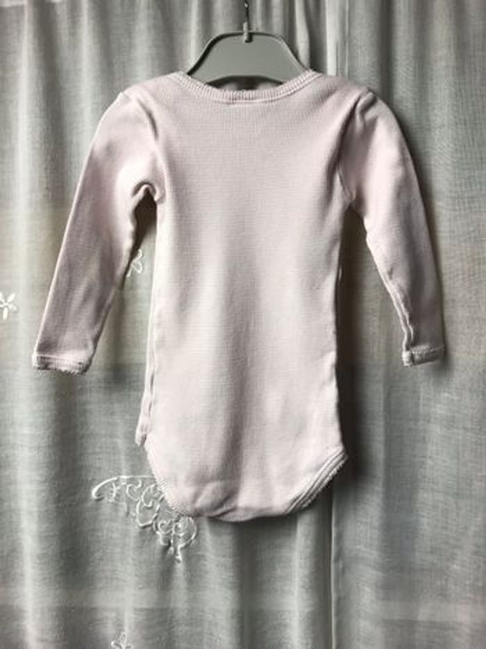 Body mini Vichy rose 12 mois 74 cm Petit Bateau - photo numéro 3