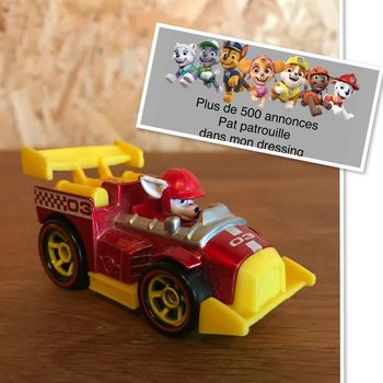 Idée Cadeau 🎁 Véhicule Formule 1 True Métal de Marcus de la Pat Patrouille