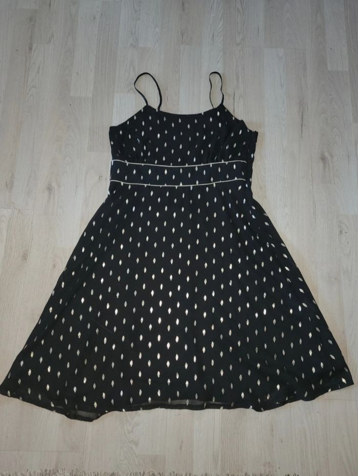 Robe noire bretelles riu