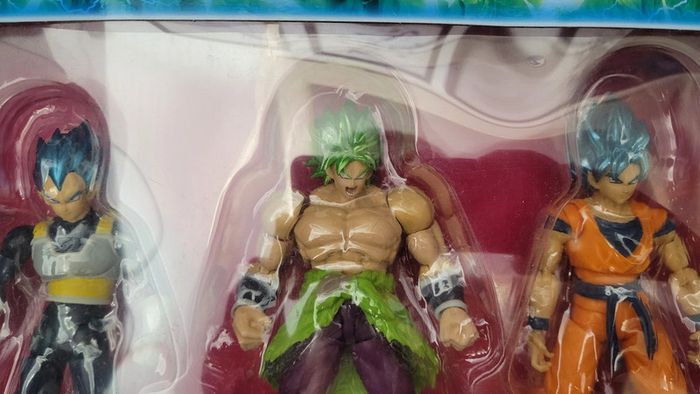 Figurines Dragon Ball Evolve Action Figures Triple Pack Dragon Ball Super Bandai - photo numéro 9