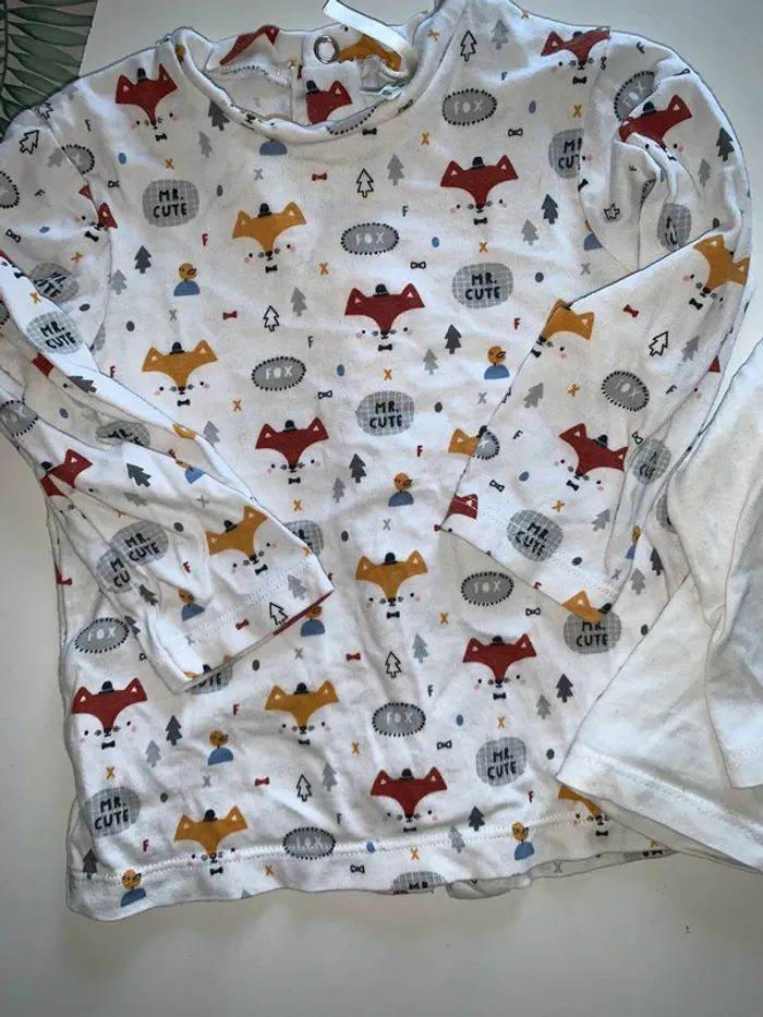 Lot de t-shirt 6 mois - photo numéro 2