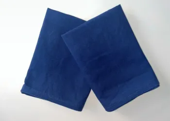 Lot 2 housses de coussin IKEA 45x50 bleu marine