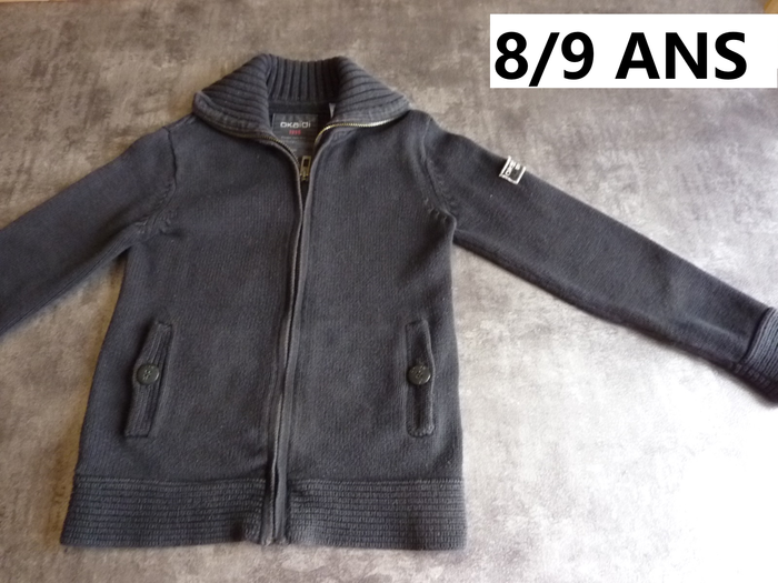 Gilet "Okaïdi" 8/9 ans
