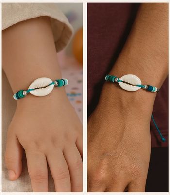 Bracelet coquillage turquoise