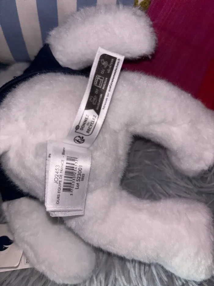 Ourson mascotte jeux olympiques 2024 neuf - photo numéro 5
