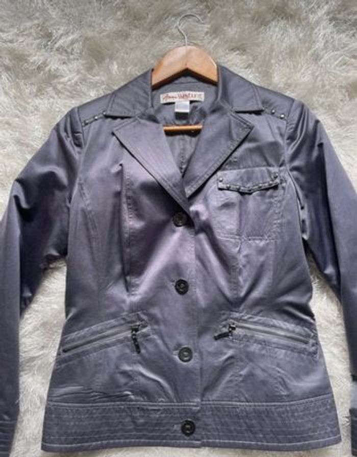 Veste neuve tailleur taupe Anne Weyburn 40 - photo numéro 8