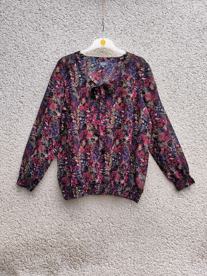 Blouse Bleu Bonheur 48