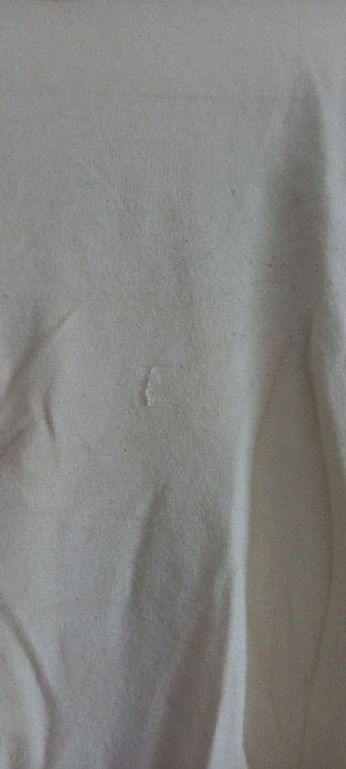 Pull jaune zara 36 décoration dorée aux manches effet boutons - photo numéro 4